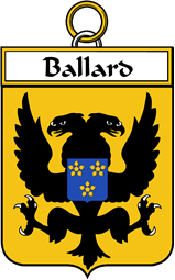 French Coat of Arms Badge for Ballard