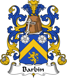 Coat of Arms from France for Barbin