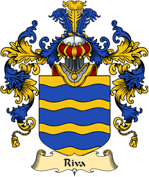 Italian Family Coat of Arms (v.25a) Riva
