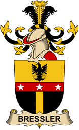Republic of Austria Coat of Arms for Bressler de Sternau
