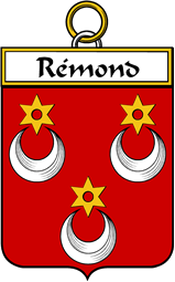 French Coat of Arms Badge for Rémond