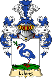 French Family Coat of Arms (v.23) for Lelong (Long le)