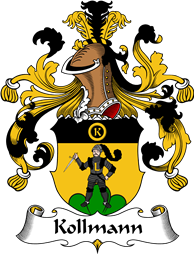 German Wappen Coat of Arms for Kollmann