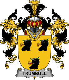 Irish Family Coat of Arms (v.25b) Trumbull or Turnbull