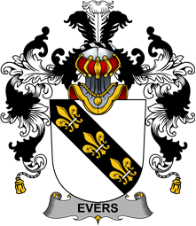 Irish Family Coat of Arms (v.25b) Evers