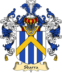 Italian Family Coat of Arms (v.25a) Sbarra