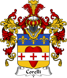 Italian Family Coat of Arms (v.25b) Corelli