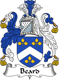 English Coat of Arms for the family Beard