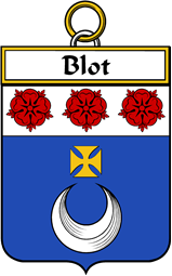 French Coat of Arms Badge for Blot