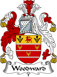 English Coat of Arms for the family Woodward