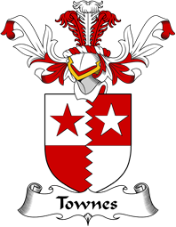 Coat of Arms from Scotland for Townes or Townis
