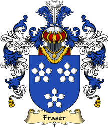 Scottish Family Coat of Arms (v.25) Fraser