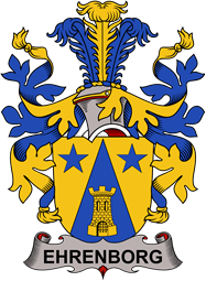 Swedish Coat of Arms for Ehrenborg