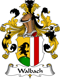 German Wappen Coat of Arms for Walbach