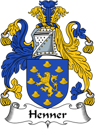 English Coat of Arms for the family Henner