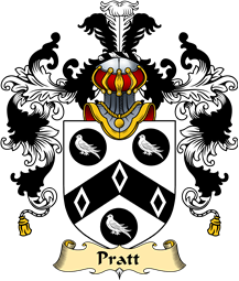Irish Family Coat of Arms (v.25a) Pratt