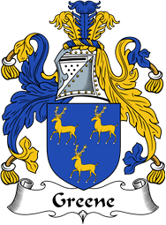 Irish Coat of Arms for Greene