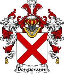 Italian Family Coat of Arms (v.25b) Bongiovanni