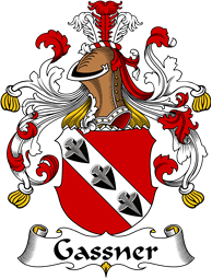 German Wappen Coat of Arms for Gassner