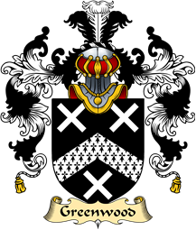 English Family Coat of Arms (v.25) Greenwood