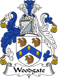 English Coat of Arms for the family Woodgate