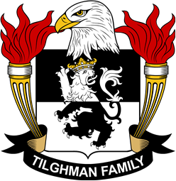 Coat of arms used by the Tilghman family in the United States of America