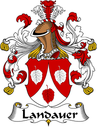 German Wappen Coat of Arms for Landauer