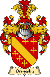 English Coat of Arms (v.23) for the family Ormesby