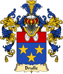 French Family Coat of Arms (v.25) Brulle