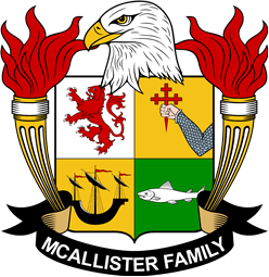 Coat of arms used by the McAllister family in the United States of America