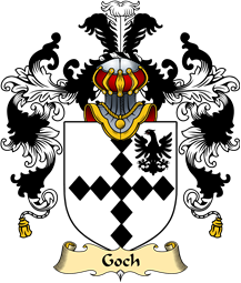 Welsh Family Coat of Arms (v.25) Goch (or Gough-of Wodberye, Devonshire)