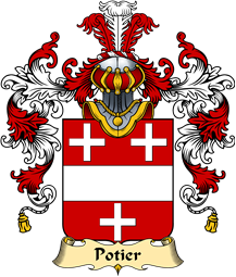 French Family Coat of Arms (v.25) Potier