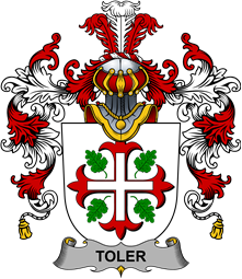 Irish Family Coat of Arms (v.25b) Toler or Toller