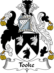 English Coat of Arms for the family Took (e)