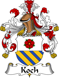 German Wappen Coat of Arms for Koch