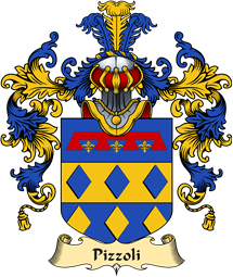 Italian Family Coat of Arms (v.25a) Pizzoli