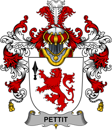 Irish Family Coat of Arms (v.25b) Pettit