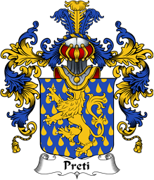 Italian Family Coat of Arms (v.25b) Preti
