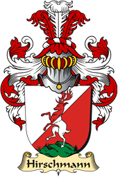 v.23 Coat of Family Arms from Germany for Hirschmann