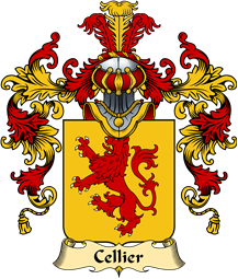 French Family Coat of Arms (v.25) Cellier