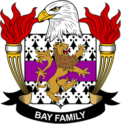 Coat of arms used by the Bay family in the United States of America