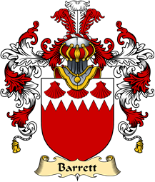 English Family Coat of Arms (v.25) Barrett