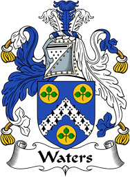 Irish Coat of Arms for Waters or Watters