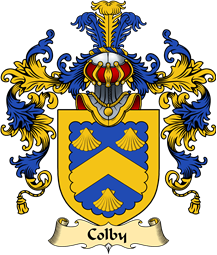 English Family Coat of Arms (v.25) Colby