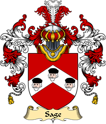English Family Coat of Arms (v.25) Sage