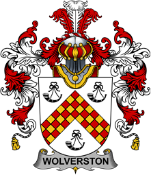 Irish Family Coat of Arms (v.25b) Wolverston