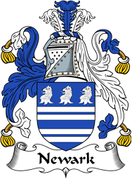 English Coat of Arms for the family Newark (e)