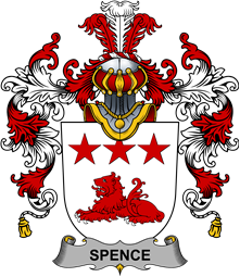 Irish Family Coat of Arms (v.25b) Spence