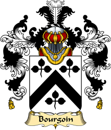 French Family Coat of Arms (v.25) Bourgoin