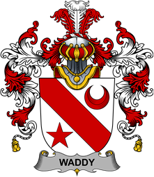 Irish Family Coat of Arms (v.25b) Waddy